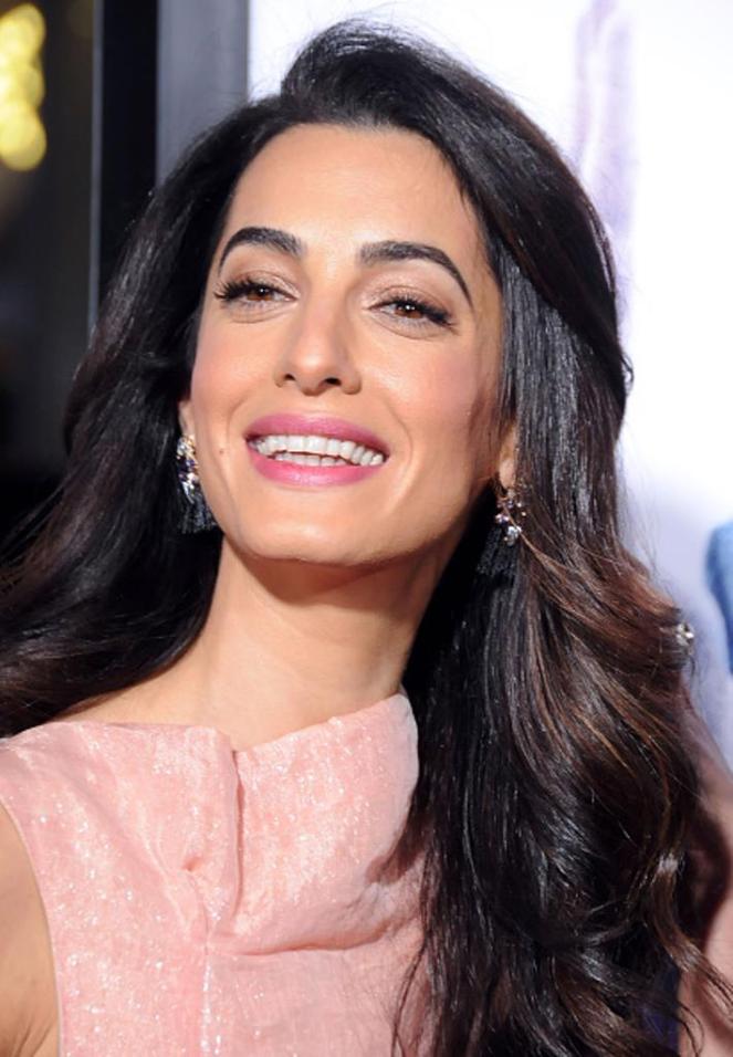 HOLLYWOOD, CA - OCTOBER 26: Lawyer Amal Alamuddin Clooney arrives at the Premiere of Warner Bros. Pictures' 'Our Brand Is Crisis' at TCL Chinese Theatre on October 26, 2015 in Hollywood, California. (Photo by Barry King/Getty Images)